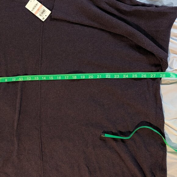 NWT Style & Co Tunic Sweater Size 2X in Dark Grape - Picture 6 of 11